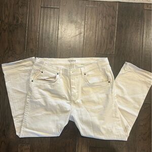 Tecovas Cream Denim Pants